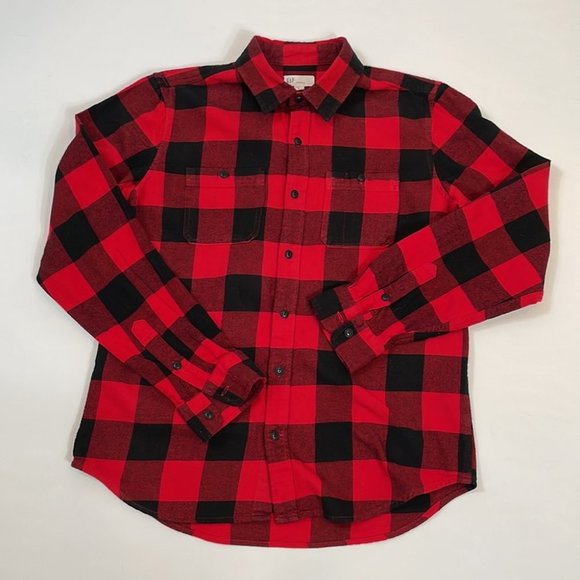 Gap Shirt Size M Standard Fit Long Sleeve casual Button-down - Picture 7 of 9